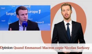 Quand Emmanuel Macron copie Nicolas Sarkozy