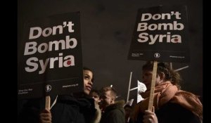 Les manifestations britanniques contre l'intervention militaire en Syrie
