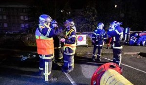 Exercice de sécurité dans le tunnel Chantenay