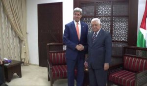 Cisjordanie: Kerry rencontre le président palestinien Abbas