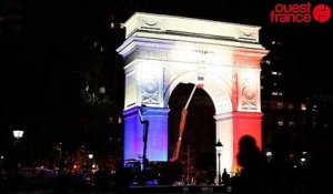 Les New Yorkais solidaires avec la France