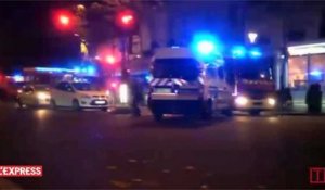 Attentats: les images de la fusillade près du Bataclan