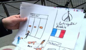 Attentats de Paris: les mots et les dessins des enfants