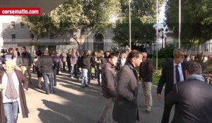 Attentats de Paris : Une minute de silence à la mairie de Bastia