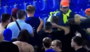 Affrontements dans les tribunes durant Roma-CSKA Moscou
