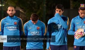 Zap Foot du 17 novembre : La minute du silence du FC Barcelone, James Rodriguez en mode Bin Challenge, il part pisser en plein match etc.