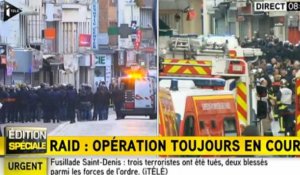 Attentats : opération du Raid en cours à Saint-Denis