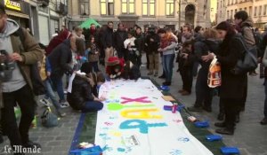 Molenbeek affiche sa solidarité avec les victimes des attentats