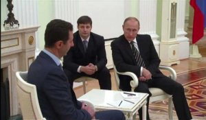 Bachar al-Assad a rencontré Vladimir Poutine à Moscou