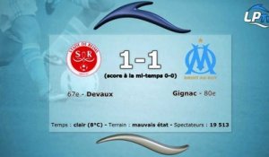 Reims 1-1 OM : les stats du match