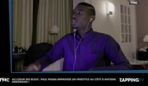 Au cœur des Bleus : Paul Pogba improvise un rap face à Antoine Griezmann (Vidéo)