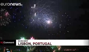 Des foules célèbrent l'année nouvelle à Lisbonne, Porto et Funchal