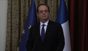 A Bagdad, Hollande rencontre son homologue irakien