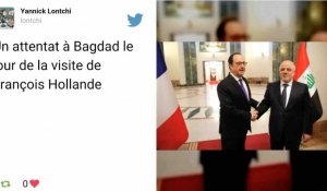 Irak: Attentat suicide à Bagdad, où François Hollande est en visite