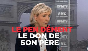 Marine Le Pen : "Ce n'est pas l'argent de Jean-Marie Le Pen, c'est l'argent des militants"