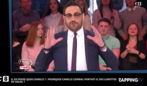 Camille Combal obligé de porter des lunettes en plateau, il s'explique (Vidéo)