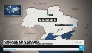 À Novolouhanske, l'armée ukrainienne fait du gringue aux habitants