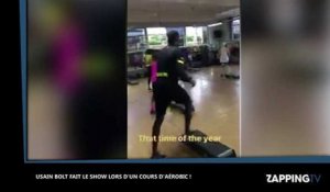 Quand Usain Bolt fait le show lors d'un cours d'aérobic (vidéo)
