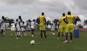 Foot: la Guinée-Bissau s'entraîne avant la CAN