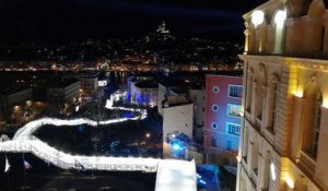Red Bull Crashed Ice : la piste illumine Marseille