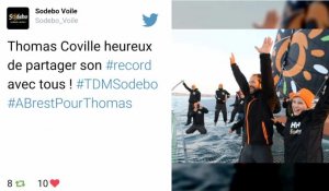 Thomas Coville bat le record de tour du monde à la voile en solitaire