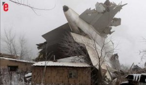 Au moins 37 morts dans le crash d'un avion sur des habitations au Kirghizstan