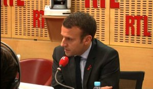 Macron sur Hollande: une décision "courageuse" et "digne"