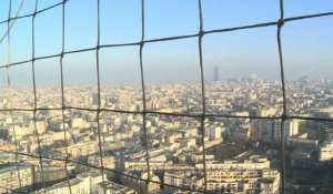 Paris: le pic de pollution vu du ciel