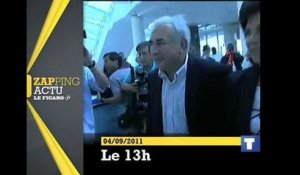 Le film du retour de DSK en France