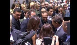 Nicolas Sarkozy en visite chez Renault