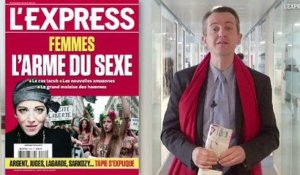 Femmes, l'arme du sexe: la couverture de L'Express