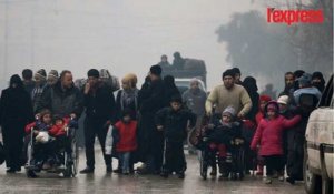 Syrie: les habitants d'Alep-Est abandonnent leur domicile