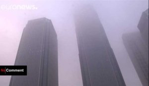 Un brouillard épais enveloppe les villes chinoises