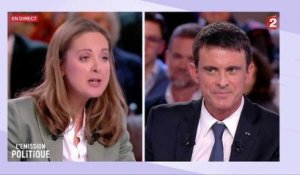 Charline Vanhoenacker face à Manuel Valls sur France 2