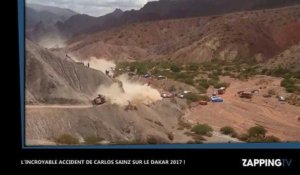 Dakar 2017 : Carlos Sainz abandonne, les images impressionnantes de son accident