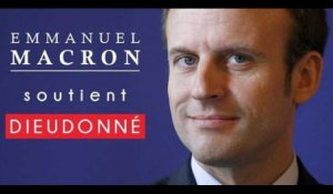 Emmanuel Macron soutient Dieudonné ! La parodie déjantée de l'humoriste fait le buzz