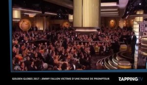 Golden Globes 2017 : le prompteur de Jimmy Fallon tombe en panne dès le début de la cérémonie