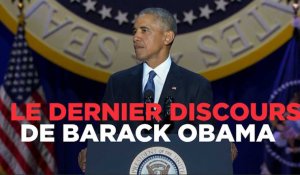 "Yes we did": les adieux émus de Barack Obama