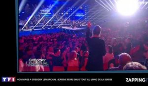 Hommage à Grégory Lemarchal : Karine Ferri émue tout au long de la soirée (Vidéo)