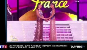 Miss France 2016 - Marine Lorphelin couronnée en 2013, revivez l'étrange baiser d'Alain Delon