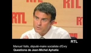 Valls: "Nicolas Sarkozy joue avec le feu"