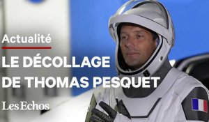 Les images du décollage de Thomas Pesquet vers la station spatiale internationale