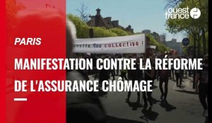 VIDÉO. Paris : manifestation contre la réforme de l'assurance chômage