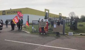 Manifestation à Bricorama à Saint-André-les-Vergers