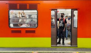 Mexico : évacuation de la rame de métro accidenté