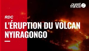 VIDÉO. Les images de l'éruption du volcan Nyiragongo en République démocratique du Congo