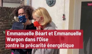 Emmanuelle Béart dans l'Oise contre la précarité énergétique