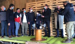 Remise des prix du concours "Les agriculteurs aiment le Tour de France" dans l'Oise