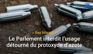 Le Parlement interdit l’usage détourné du protoxyde d’azote dit « gaz hilarant »