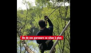 VIDÉO. Tourisme: On a testé pour vous le nouveau parcours accrobranche du Chênedet à Fougères